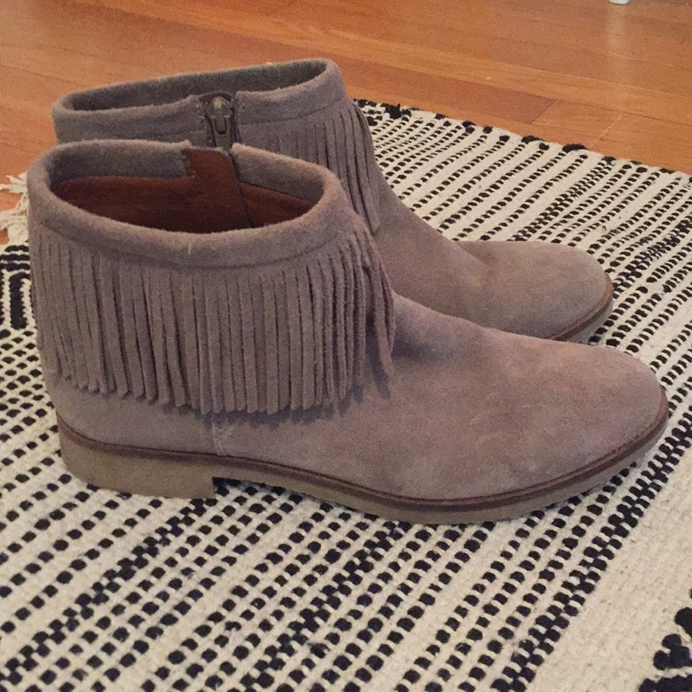 Suede fringe LuckyBrand boots